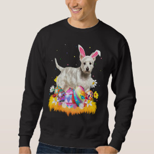 Easter Egg Westie Dog Easter Sunday Sweatshirt