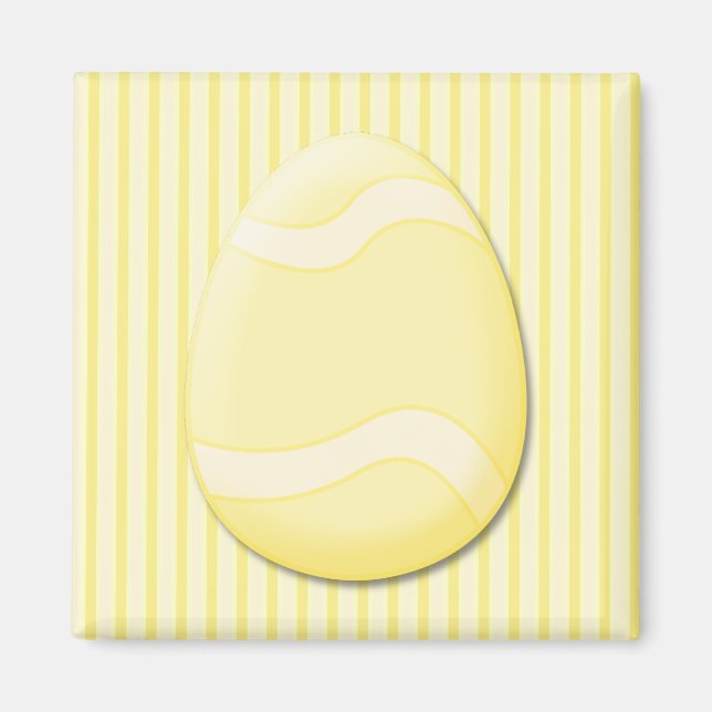Easter Egg (Yellow) Magnet (Front)