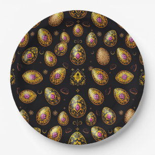 EASTER EGGS 3D ~ Decorated~  Paper Plate