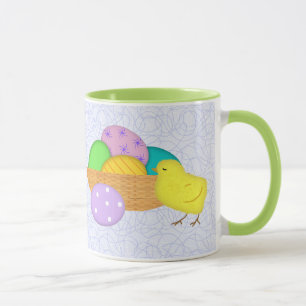 Easter Eggs And Chick Mug