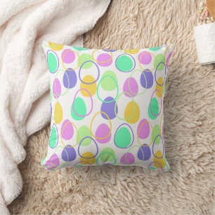 Easter Eggs and Outlines Cushion