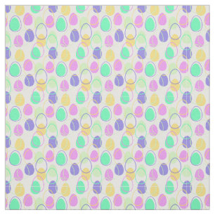 Easter Eggs and Outlines  Fabric