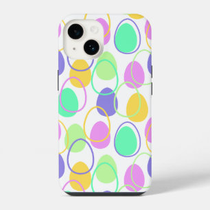 Easter Eggs and Outlines iPhone 14 Case