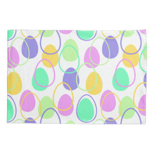 Easter Eggs and Outlines  Pillowcase