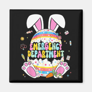 Easter Eggs Bunny ER Nurse Emergency Department ED Magnet