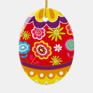 Easter Eggs Ceramic Tree Decoration