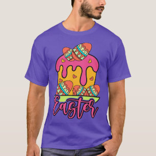 Easter Eggs Chocolate Cake Happy Easter T-Shirt