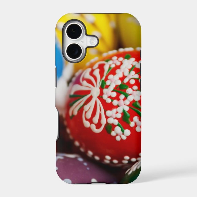 Easter Eggs Colourful Holiday Pattern Spring Art (Back)