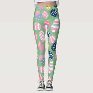 Easter Eggs Colourful Pattern Leggings