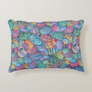 Easter Eggs Decorative Cushion