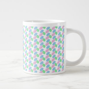 Easter Eggs Doodles  Large Coffee Mug