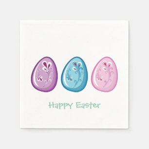 Easter Eggs Easter Party Paper Napkin Set
