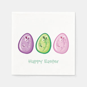 Easter Eggs Easter Party Paper Napkin Set