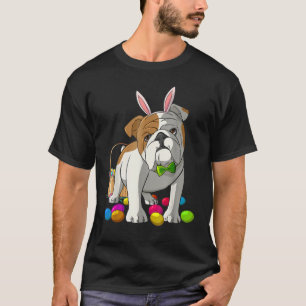 Easter Eggs English Bulldog Bunny Dog Essential T-Shirt