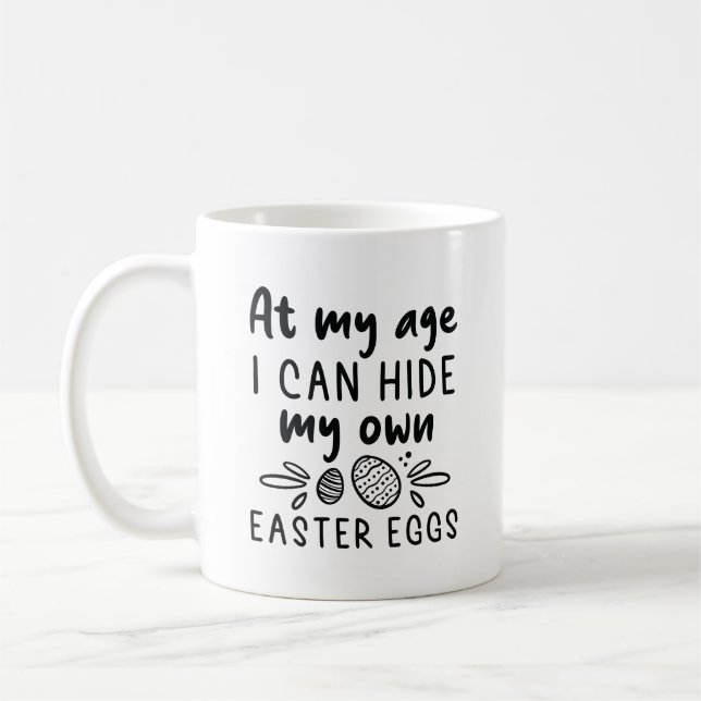 Easter Eggs Hide Coffee Mug (Left)