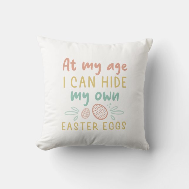 Easter Eggs Hide Cushion (Front)