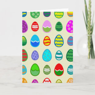 Easter Eggs Holiday Card