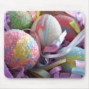 Easter Eggs in a Basket Mouse Pad