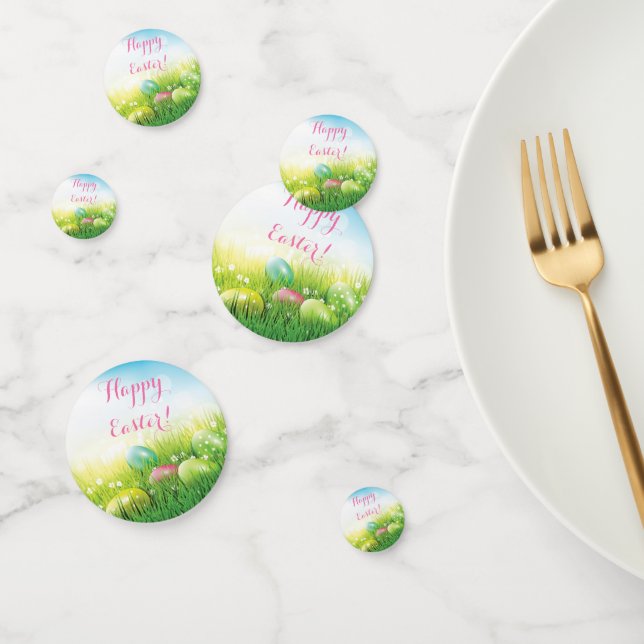 Easter Eggs in the Grass Confetti (Group)