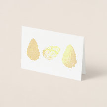 Easter eggs lined up with different colours and