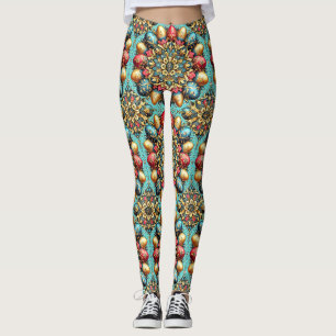 EASTER EGGS ~ Multicoloured 3D ~  Leggings