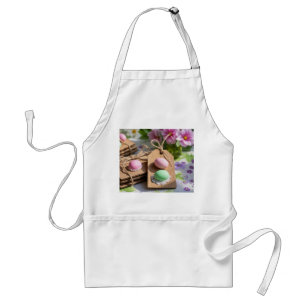 Easter Eggs on garden table Standard Apron