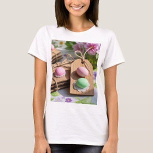 Easter Eggs on garden table T-Shirt