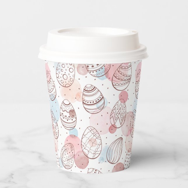 Easter Eggs Paper Cups (Front)