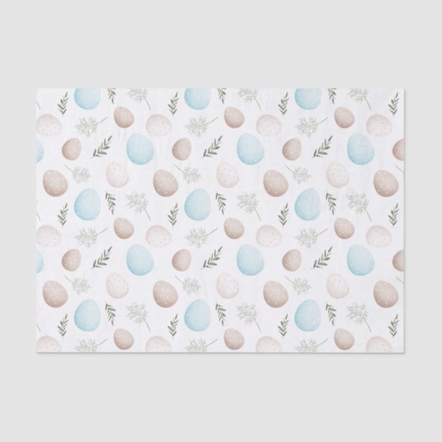 Easter Eggs Pattern Tissue Paper (Front)