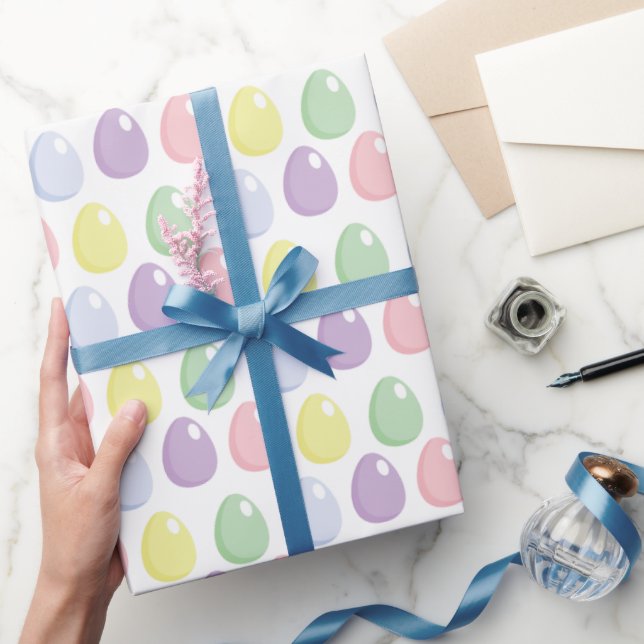 Easter eggs pattern wrapping paper (Gifting)