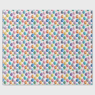 Easter Eggs Photo Pattern  Wrapping Paper