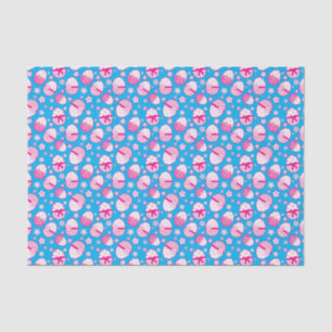 Easter eggs pink white custom colour gift tissue tissue paper
