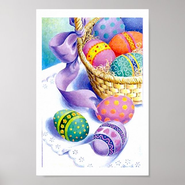 Easter eggs poster (Front)