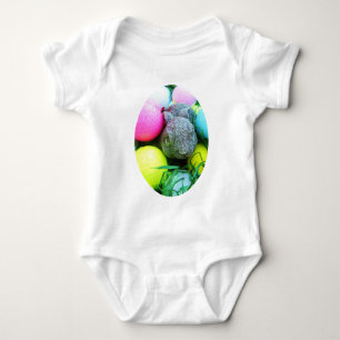 Easter Eggs, Rabbit , Golf Balls Baby Bodysuit
