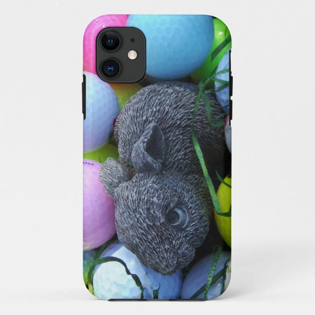 Easter Eggs, Rabbit Golf Balls Case-Mate iPhone Case (Back)