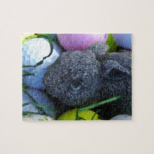 Easter Eggs, Rabbit Golf Balls Jigsaw Puzzle