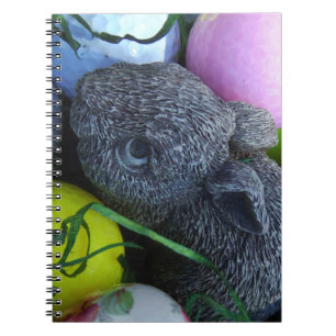 Easter Eggs, Rabbit Golf Balls Notebook