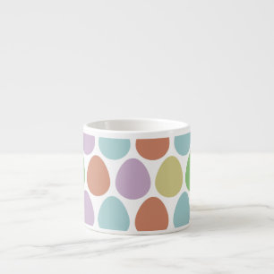Easter Eggs Retro Pattern Espresso Cup