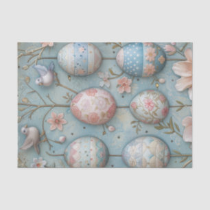 Easter Eggs Spring Blossoms with birds Tissue Paper