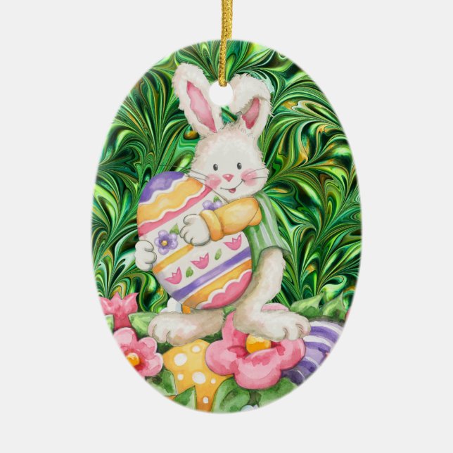 Easter Eggs - SRF Ceramic Tree Decoration (Front)