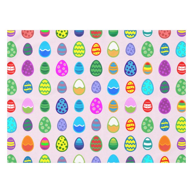 Easter Eggs Tablecloth (Front (Horizontal))