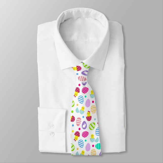 Easter Eggs Tie (Tied)