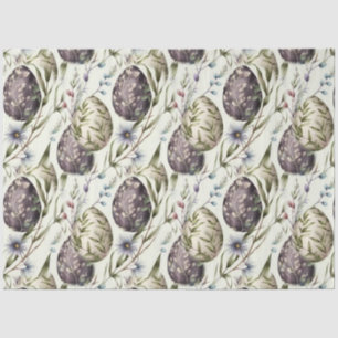Easter eggs vintage nostalgic pattern No 12 Tissue Paper