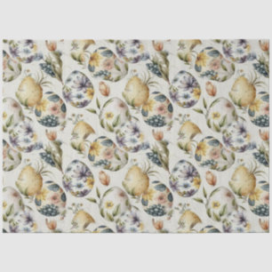 Easter eggs vintage nostalgic pattern No 17 Tissue Paper