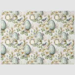 Easter eggs vintage nostalgic pattern No 20 Tissue Paper