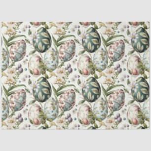 Easter eggs vintage nostalgic pattern tissue paper