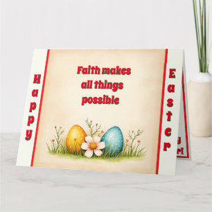 Easter Eggs Vintage Popular Collection Card