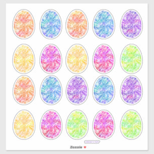 Easter Eggs Watercolor Crosses 
