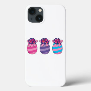 Easter Eggs with Flowers and Ribbon iPhone 13 Case