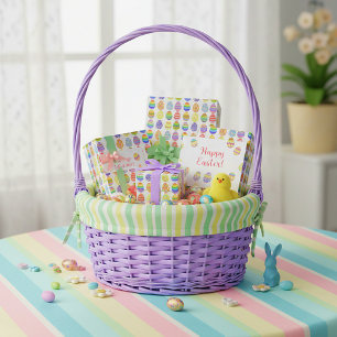 Easter eggs wrapping paper